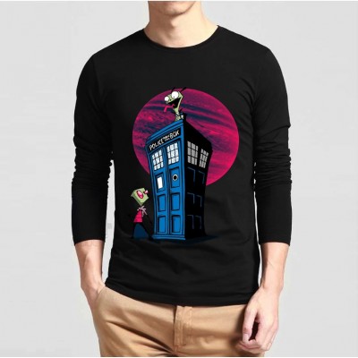 Блуза с дълъг ръкав DOCTOR WHO - INVADER ZIM FUNNY ART